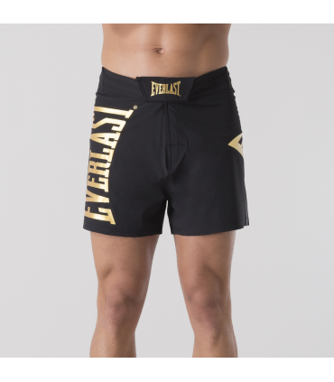 EVERLAST MMA SHORTS METALLIC black/gold