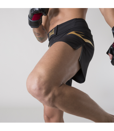 EVERLAST MMA SHORTS METALLIC black/gold