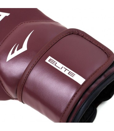 EVERLAST ELITE 2 BOXING GLOVES Bordeaux