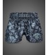 BUDDHA MUAY THAI SHORTS DARK GARDEN black/grey