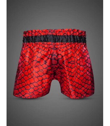 BUDDHA MUAY THAI SHORTS SNAKE red