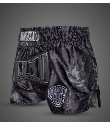 BUDDHA MUAY THAI SHORTS KANOK black