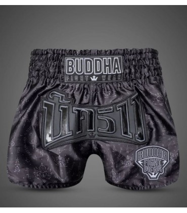 BUDDHA MUAY THAI SHORTS KANOK black