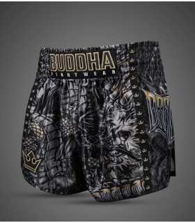BUDDHA MUAY THAI SHORTS DRAGON black