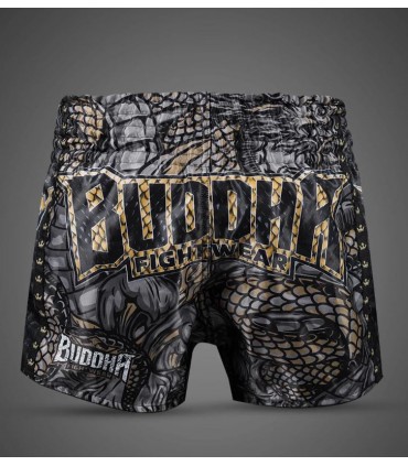 BUDDHA MUAY THAI SHORTS DRAGON black
