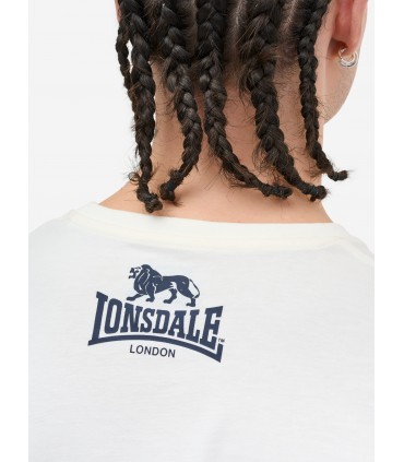 LONSDALE ΚΟΝΤΟΜΑΝΙΚΟ LOGO ecru