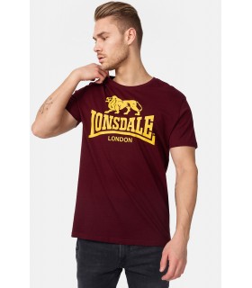 LONSDALE ΚΟΝΤΟΜΑΝΙΚΟ LOGO oxblood