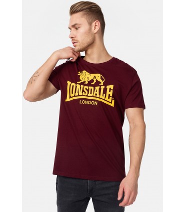 LONSDALE ΚΟΝΤΟΜΑΝΙΚΟ LOGO oxblood