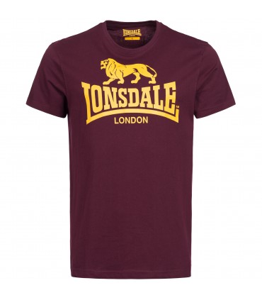 LONSDALE ΚΟΝΤΟΜΑΝΙΚΟ LOGO oxblood