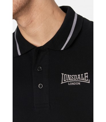 LONSDALE ΑΝΔΡΙΚΟ POLO CAUSTON black