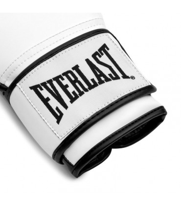 EVERLAST POWERLOCK GLOVES Hook & Loop White/Black